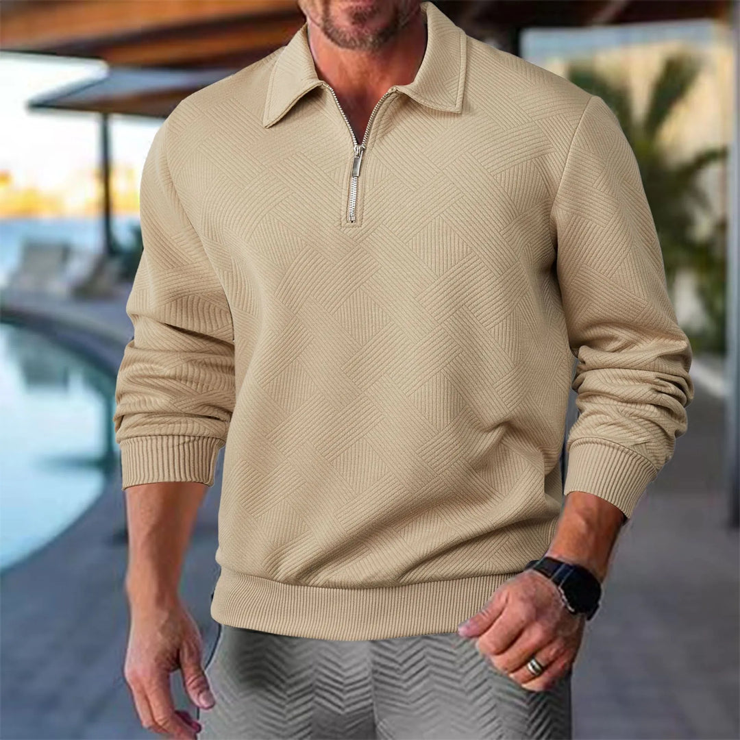 Victor™ - Premium Quarter-Zip Sweater